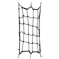 OXFORD SIATKA (PAJĄK) NA BAGAŻE Z 6 HAKAMI 30CM/30CM KOLOR CZARNY (ZASTĘPUJĘ OF127)