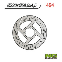 NG TARCZA HAMULCOWA TYŁ (220x58x4) (4X8,5MM)(NG494)