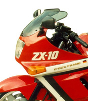 Szyba motocyklowa MRA KAWASAKI ZX 10, ZXT00B, -2003, forma S, czarna