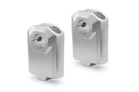 Zestaw podwyższający kierownicę 22mm podwyższenie 50mm SW-MOTECH silver - LEH.00.039.22000.50/S