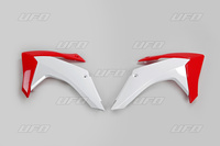 UFO OSŁONY CHŁODNICY HONDA CRF 230 15-21, KOLOR OEM (BIAŁY/CZERWONY) - WYPRZEDAŻ
