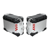 LOBOO PIKE Kufry boczne srebrne 37+37L (10.5.01371.002.21)