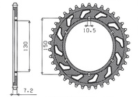 SUNSTAR ZĘBATKA TYLNA 300 47 HONDA XL600V TRANSALP '87-'99, XL700V '08-'13 (JTR300.47) (ŁAŃC. 525) (30047JT)