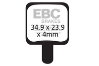 CFA340HH - Klocki hamulcowe rowerowe (spiekane) EBC Brakes