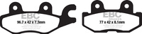 Klocki hamulcowe EBC FA674TT (kpl. na 1 tarcze)