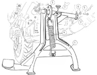 Hepco&Becker 500 (2004-2007) Stopka centralna - 505937 00 01
