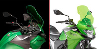 GIVI szyba typu 'LIME' 41 x 40 cm (H x W) - KAWASAKI Versys-X 300 (17 > 18) - D4121GR