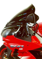 Szyba motocyklowa MRA KAWASAKI ZX 9 R, ZX900E, 2000-, forma S, czarna
