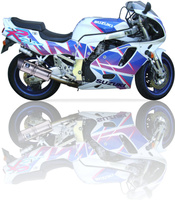 Tłumik IXIL SUZUKI GSX 750 RW 92-95 (GR7BD), typ SOVE (waga 3000 g, długość 423 mm, materiał Inox AI