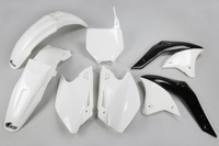 UFO KOMPLET PLASTIKÓW KAWASAKI KXF 250 '07 KOLOR BIAŁY (KA208E047) - WYPRZEDAŻ