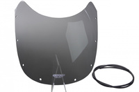 Szyba motocyklowa MRA YAMAHA XJ 600 F, 51J/3KM/3KN, -, forma S, czarna