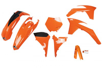 UFO KOMPLET PLASTIKÓW (FULL KIT) Z OSŁONAMI TELESKOPÓW (AMORTYZATORÓW) KTM SXF '11-'12, SX '12 KOLOR POMARAŃCZOWY (KT510E127)