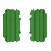 POLISPORT OSŁONY CHŁODNICY (KRATKI-KOMPLET ) KAWASAKI KX 250 '05-'07 KOLOR ZIELONY