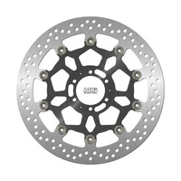 NG TARCZA HAMULCOWA PRZÓD APRILIA DROSODURO/SHIVER 900 '17-20, DUCATI ST4 '03, MOTO GUZZI V7 '17-20 (320X64X5MM) (6X8,5MM) PŁYWAJĄCA (ŚRODEK ALUMINIOWY)