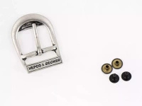 Hepco&Becker Leather strap buckle incl. rivets for Hepco&Becker Leather Bags LIBERTY/BUFFALO - 710100