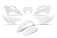 UFO KOMPLET PLASTIKÓW HUSQVARNA TE 150 / 250 / 300 '24-'25, FE 250 / 350 / 450 / 501 '24-'25 KOLOR OEM '25 BIAŁY