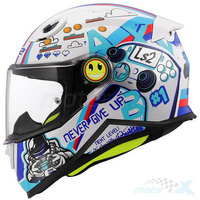 LS2 Kask motocyklowy FF812 KID NEXT LEVEL WHITE L