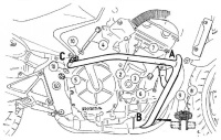 Hepco&Becker 600 (2004-2007) Gmol silnika - 501938 00 01