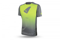UFO KOSZULKA ROWEROWA MTB / E-BIKE TERRAIN SV1 JERSEY MADE IN ITALY (KRÓTKI RĘKAW) KOLOR SZARY/ZÓŁTY FLUO ROZMIAR M - KOLEKCJA 2024