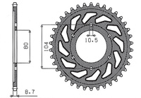 SUNSTAR ZĘBATKA TYLNA 488 42 KAWASAKI ZRX 1200 R/S 01-06, ZXR 750 91-92 (JTR488.42) (ŁAŃC. 530) (48842JT)