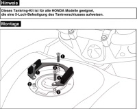 Hepco&Becker 500 R (2016-2018) Tank ring Lock it - 506995 00 09