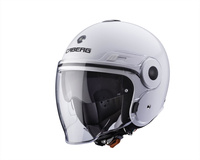 KASK OTWARTY CABERG JET Z BLENDĄ UPTOWN BIAŁY POŁYSK