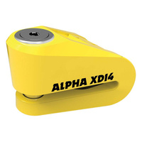 Blokada tarczy hamulcowej OXFORD Alpha XD14 kolor żółty pin 14mm