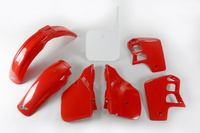 UFO Komplet plastików HONDA CR 500 '89-'90 kolor OEM (CZERWONY/BIAŁY) (HO091E999)
