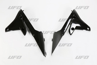 UFO OSŁONY CHŁODNICY YAMAHA YZF 250 '14-'18, YZF 450 '14-'17, WRF 250 '15-'19, WRF 450 '16-'18, KOLOR CZARNY - WYPRZEDAŻ
