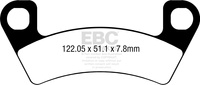 Klocki hamulcowe EBC SXR741HH Side By Side Race Formula (kpl. na 1 tarcze)
