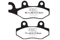 Klocki hamulcowe EBC SXR135HH Side By Side Race Formula (kpl. na 1 tarcze)