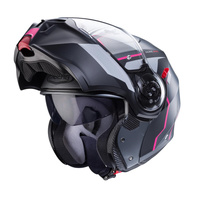 KASK SZCZĘKOWY CABERG FLIP-UP DUKE EVO MOVE SZARY MAT/CZARNY/FUKSJA
