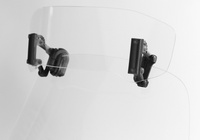 Deflektor motocyklowy MRA UNIVERSAL VSA-TYP A  (30/19 CM), , -, forma VSA-A, bezbarwny