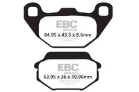 Klocki hamulcowe EBC SFA305 skuterowe (kpl. na 1 tarcze)