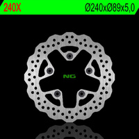 NG TARCZA HAMULCOWA TYŁ GSXR GSXF, GSF ,SV (240X89X5,0MM) (5X10,5MM) WAVE