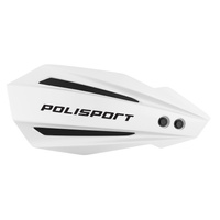 POLISPORT OSŁONY RĄK (HANDBARY) MODEL BULLIT Z UNIWERSALNYM ZESTAWEM MONTAŻOWYM 22/28 RIEJU MR 250/300 '21-'25 KOLOR BIAŁY
