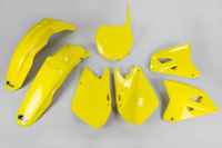 UFO KOMPLET PLASTIKÓW SUZUKI RM 125 / 250 '01-'22 KOLOR ŻÓŁTY