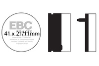 Klocki hamulcowe EBC FA040 (kpl. na 1 tarcze)