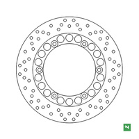 NEWFREN TARCZA HAMULCOWA PRZÓD/TYŁ YAMAHA SR 125 '96-'03; SRX 600 '86-'95; XJ 600 '83-'91; XJ 900 '83-'94; TYŁ YAMAHA TDM 900 '11-'14; XJ 900 '85-'03; FZR 1000 '87-'95; FZS 1000 FAZER '01-'05; XJR 1200/1300 '96-'16; MT-01 '05-'12 (267X132X5MM)