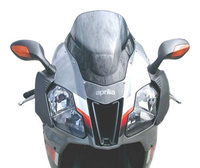 Szyba motocyklowa MRA APRILIA RSV MILLE R/FACTORY, RR, 2004-2009, forma R, przyciemniana