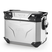 GIVI KUFER BOCZNY TREKKER OUTBACK EVO SMART ANODYZOWANY (LEWY 44LTR) - (WKŁADKĘ SLR... NALEŻY DOKUPIĆ DODATKOWO)