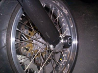 Slidery Przedniego Zawieszenia RG Racing Yz(F)/Wr 250 Thru 450 & Gasgas 125, 250, 450 Black