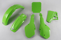 UFO komplet plastików KAWASAKI KX 125 '87 kolor ZIELONY
