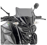 KAPPA 2023/10 SZYBA YAMAHA MT 125 '20-'22, HONDA CB 750 HORNET '23, (28 X 36,5 CM) PRZYCIEMNIANA - POTRZEBNE MOCOWANIE A2166AK LUB A1200AK
