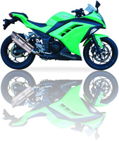 Tłumik IXIL KAWASAKI Z 300 (EX300A), typ SOVE (waga 3000 g, długość 423 mm, materiał Inox AISI304, k