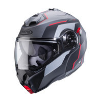KASK SZCZĘKOWY CABERG FLIP-UP DUKE EVO MOVE SZARY MAT/CZARNY/CZERWONY