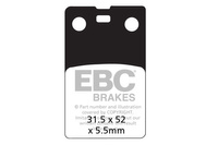 Klocki hamulcowe EBC SFA099 skuterowe (kpl. na 1 tarcze)