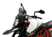 Szyba motocyklowa MRA KTM 990 SUPERMOTO SM / SMR, KTM LC8 SM, 2008-, forma VT, przyciemniana