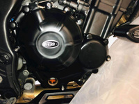 Osłona Silnika Rg Racing Honda Cbr500R 19- Prawa Strona Osłona Sprzęgła Black