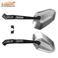 LOBOO Składane lusterka wsteczne srebrne (para) (10.1.11001.011.21)